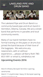 Mobile Screenshot of lakelandpipesanddrums.com